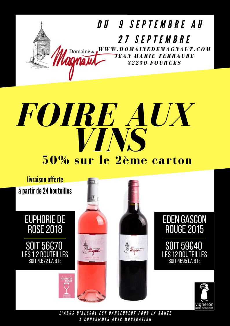 Foire aux vins 2019 !