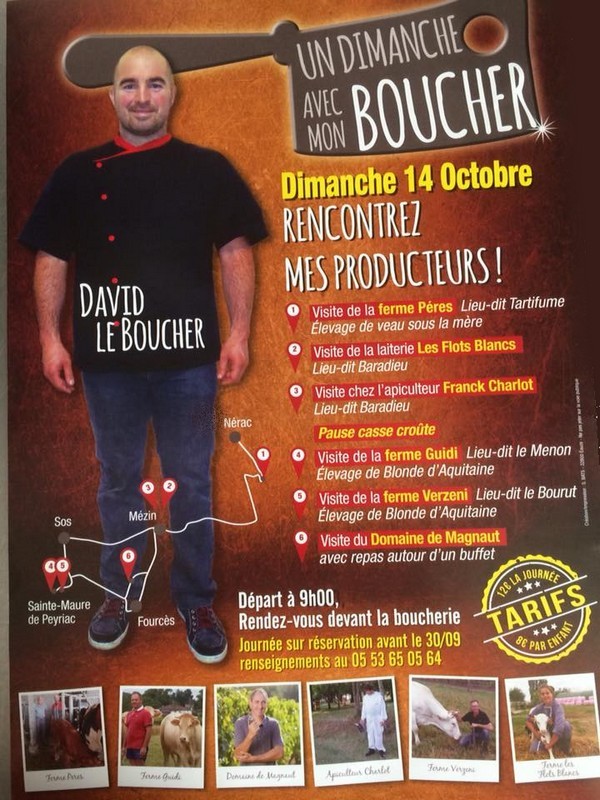 Un Dimanche avec mon Boucher le Dimanche 14 Octobre !